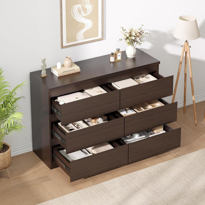 120cm W 6 - Drawer Chest of Drawers