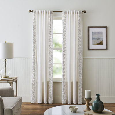Plume 95"Backtab Linen 2pk