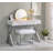 ACME Alma Accent Mirror, White Finish
