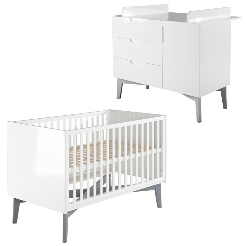 Convertible 2 -Piece Nursery Furniture Set