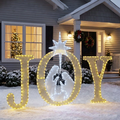 Grande crèche de Noël 49 pouces