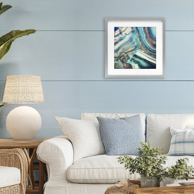 Earthly Pleasures Pattern Framed Print Under Glass, design by Sophie 6
