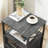 Kempst Nightstand Set 2, Small Bedside Table with Drawers, Narrow Side End Table with Open Shelf, 2 Drawer Dresser for Bedroom/Living Room/Dorms-412447147-477887918
