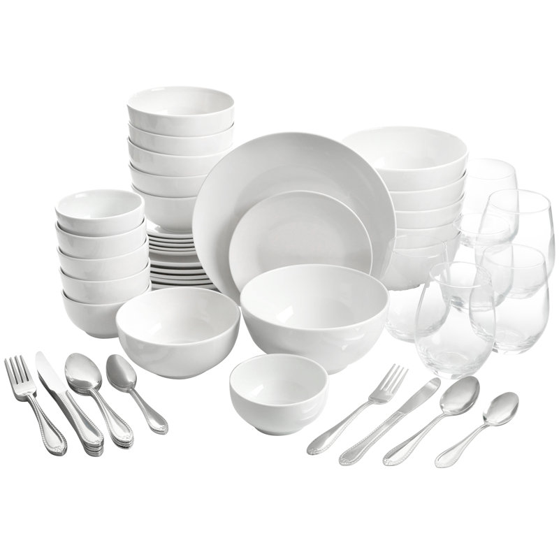 Gibson Ceramic Dinnerware Set - Service for 6