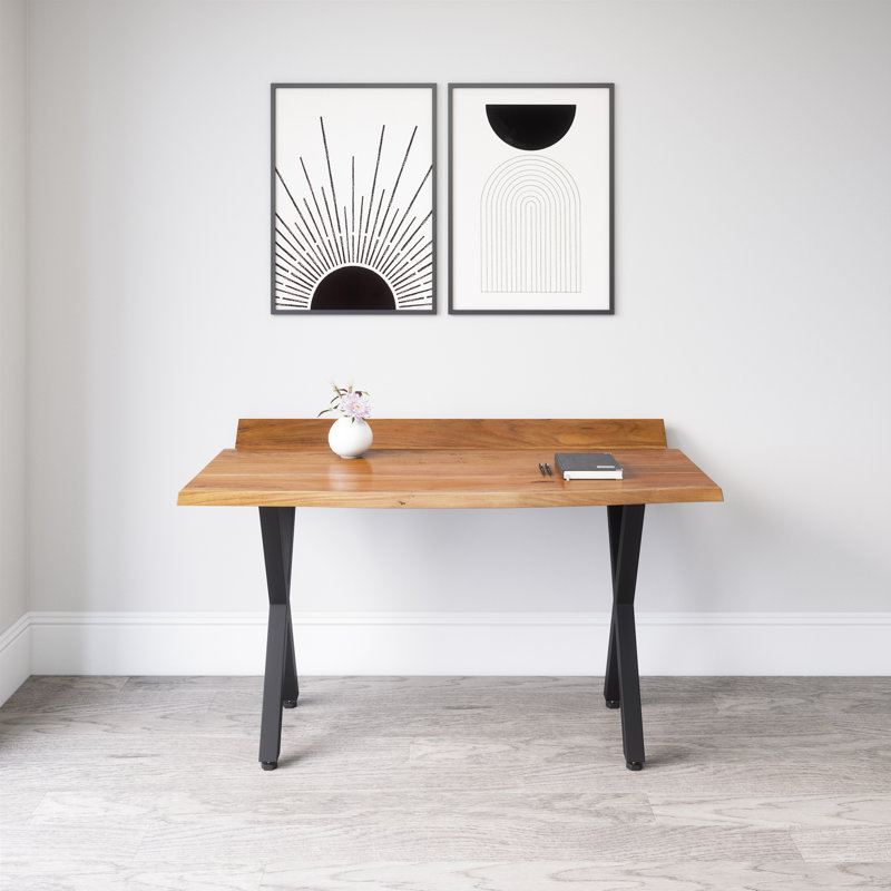 Asger Live Edge Desk with Storage