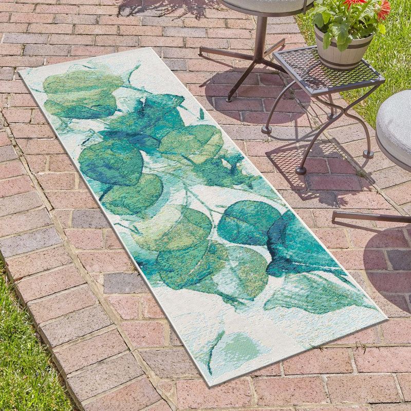Firman Wygant Indoor/Outdoor Area Rug, Runner 2'7" x 12'