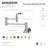 Kingston Brass NuWave Two-Handle 1-Hole Wall Mount Pot Filler Faucet-37178555