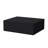16" Black Wood One Drawer Floating Nightstand-113066228