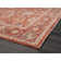 Alythia Machine Woven Polyester Area Rug in Red/Beige/Blue