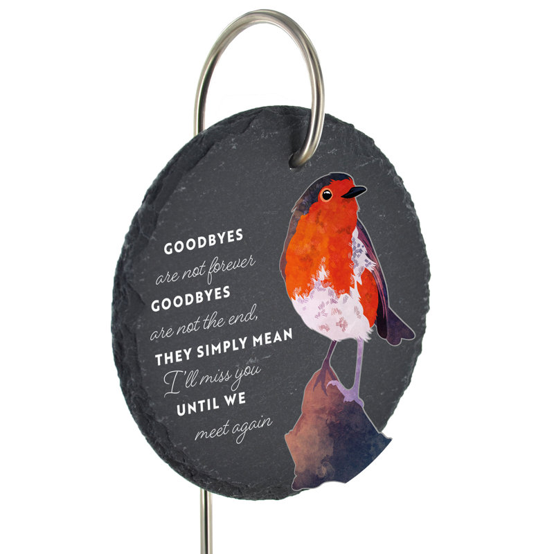 Bortzer Waterproof Stone Birds Memorial Plaque/Stone