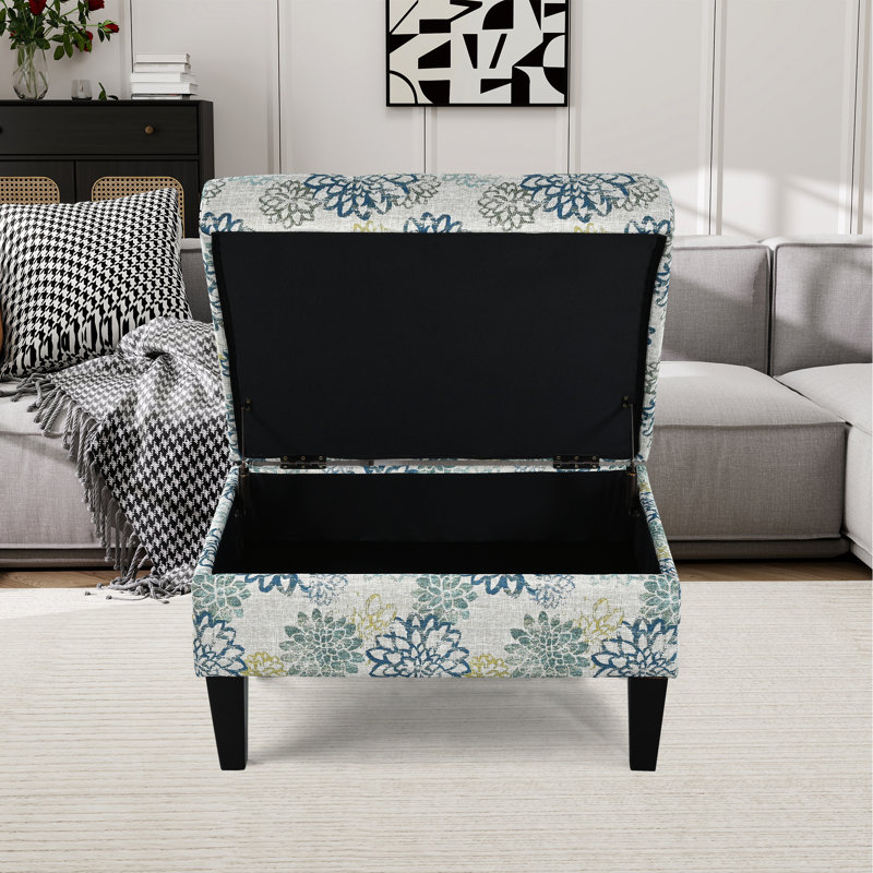 Rectangular Storage Upholstered Ottoman