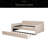 Upholstered Daybed，Wood Slat Support-43605097