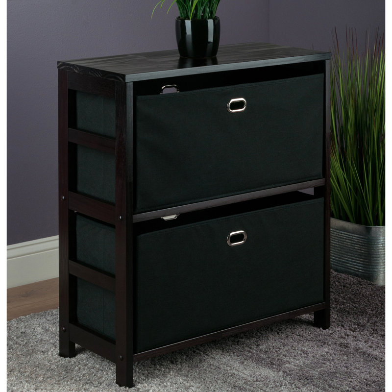 Eleia Bookcase, Espresso/Black