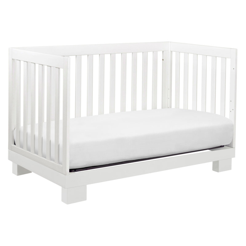 Modo 3-in-1 Convertible Crib, White