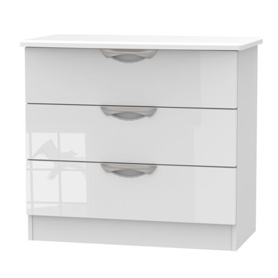Fully Assembled Ratley 3 Drawer Chest