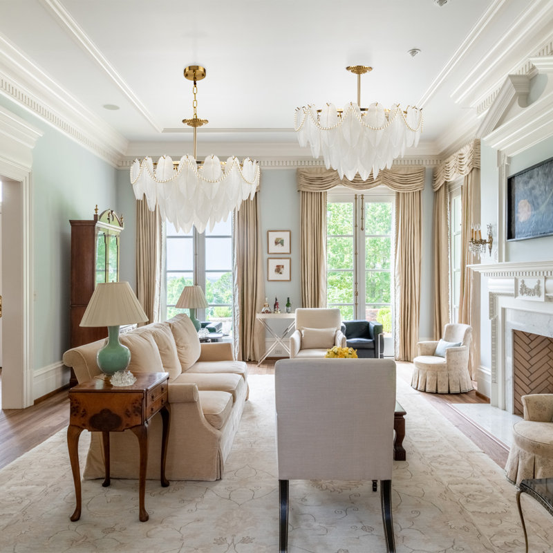 Janyria 8 - Light Dimmable Tiered Chandelier