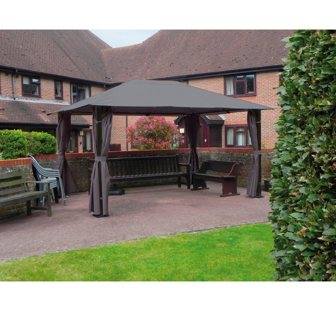 Nasrine 4m x 3m Steel Patio Gazebo