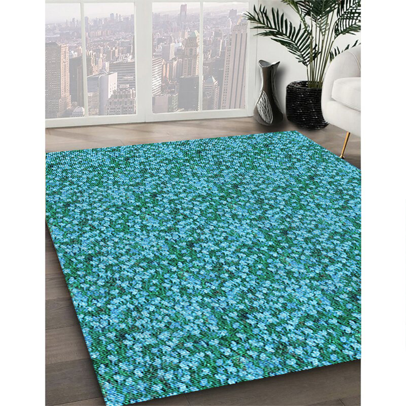 Tapis 100% lavable à la machine à motif 2989 - Pat1848-LBL, Carré 5 pi