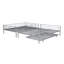 Lit double superposé au dessus d'un grand lit double avec gigogne-1331525047