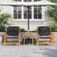 Garden Furniture Solid Acacia Wood Outdoor Seating Modern Design Chair-839389058