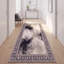 Tapis Barlow moderne à poils courts, style aquarelle abstraite, gris et noir, lavable en machine, antidérapant, pour intérieur et extérieur, adapté aux animaux domestiques, idéal pour le salon, la chambre, la salle à manger, l'entrée, le corridor ou le bureau.-1471795869