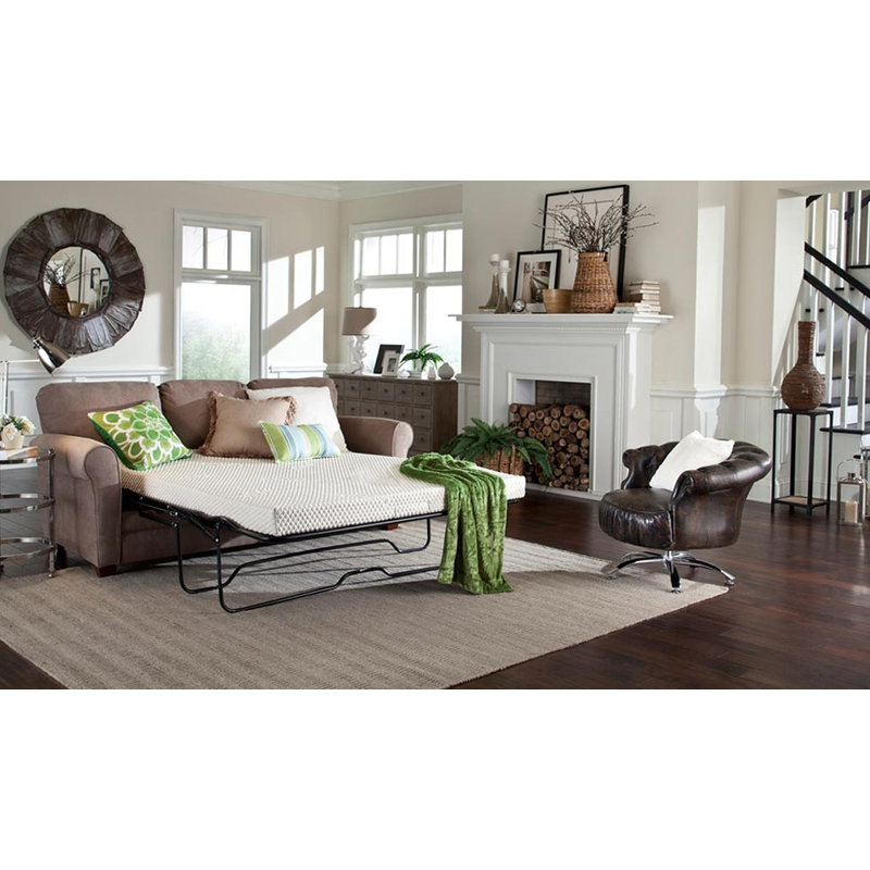 PlushBeds Slice of Heaven 4.5" Medium Latex Sofa Bed Mattress, Twin