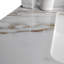 Comptoir de lavabo de salle de bain en marbre blanc 37 pouces - dosseret de 4 po, 8 trous de robinet, teinture et pierre frittée imperméable pour comptoir de meuble-lavabo avec dosseret de 4 po-1593880668