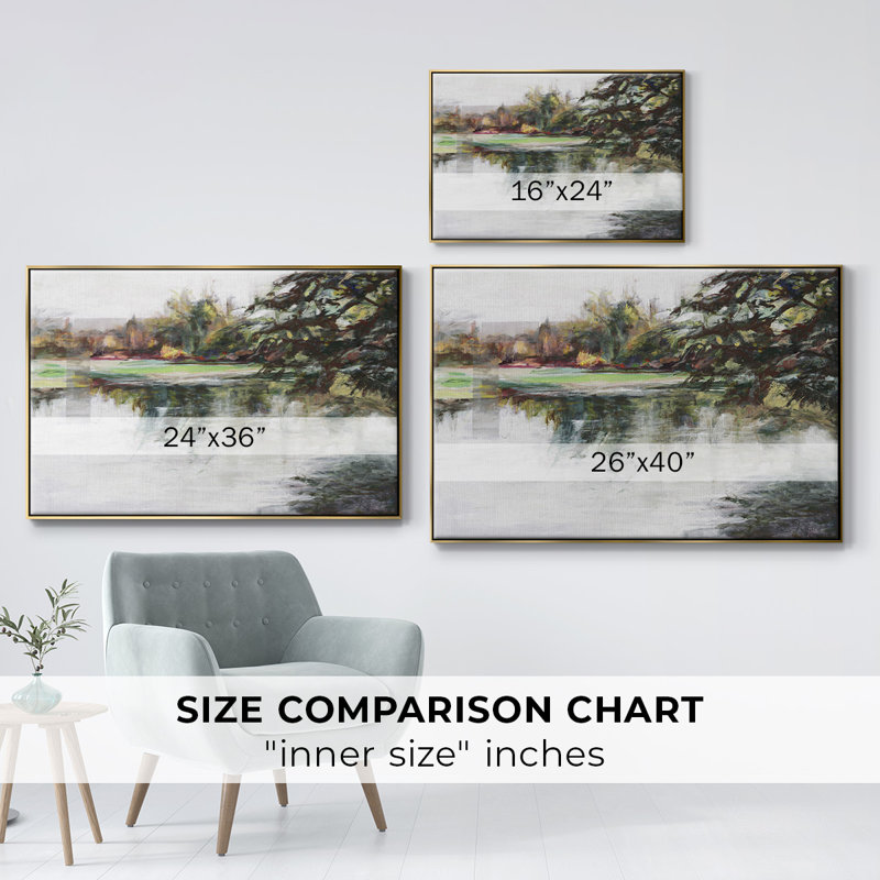 Dédicacé sur toile, H 27 po x l 41 po x P 2 po, Toile avec cadre flottant or