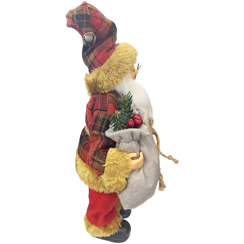 12 "Country Plaid Claus