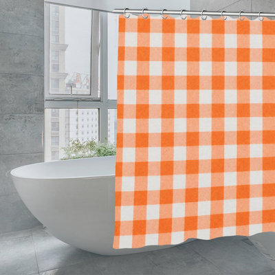 Checkerboard Shower Curtains 71 X 71
