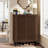 24 Pair Shoe Storage Cabinet with 2 Shutter Doors-624568756