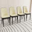 Table de salle à manger de style moderne avec 6 chaises rembourrées-958438466