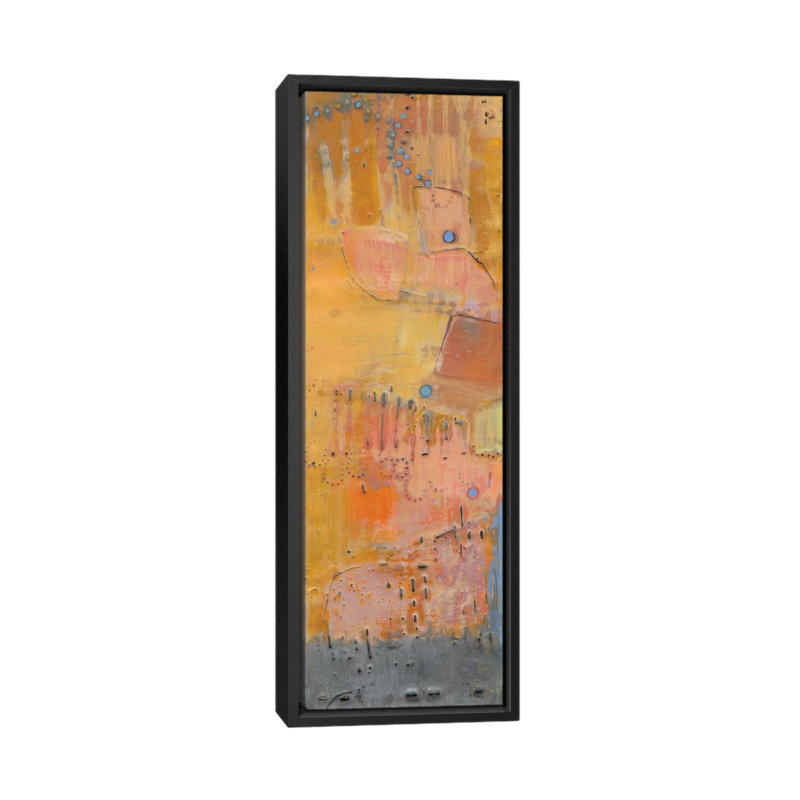 «Reedy III», reproduction sur toile, H 36 po x l 12 po x P 1,5 po, Toile avec cadre noir