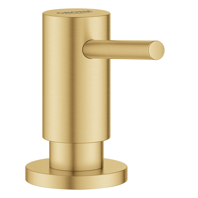 Universal Bathroom Soap Dispenser, Brushed Cool Sunrise