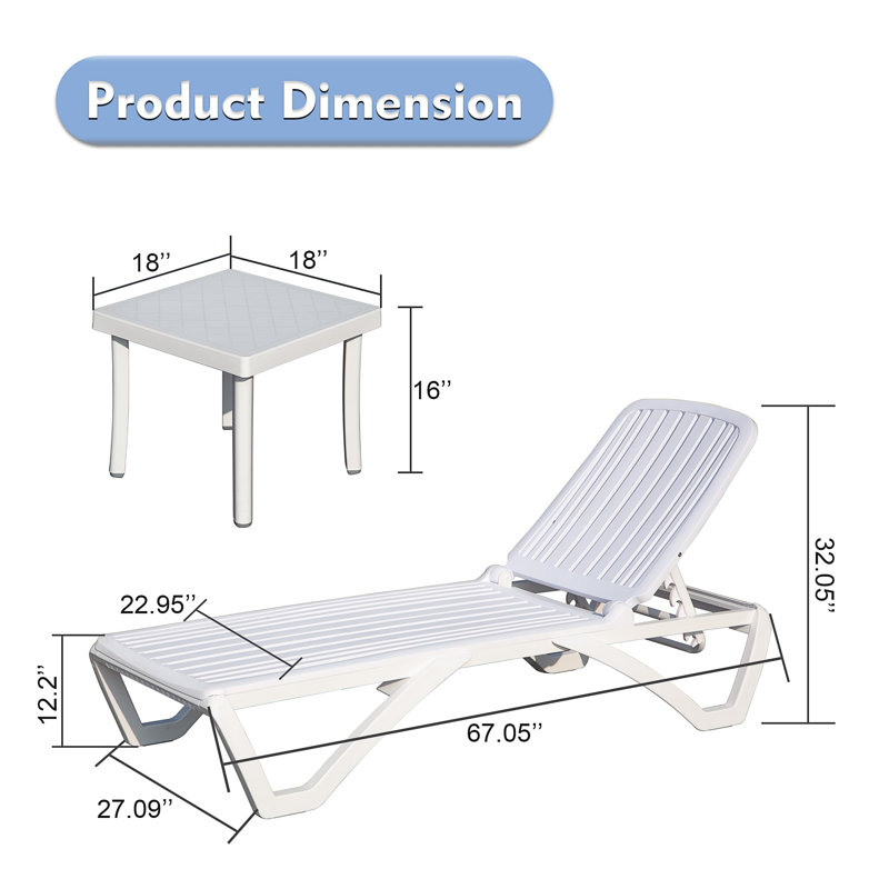 Outdoor Chaise Lounge