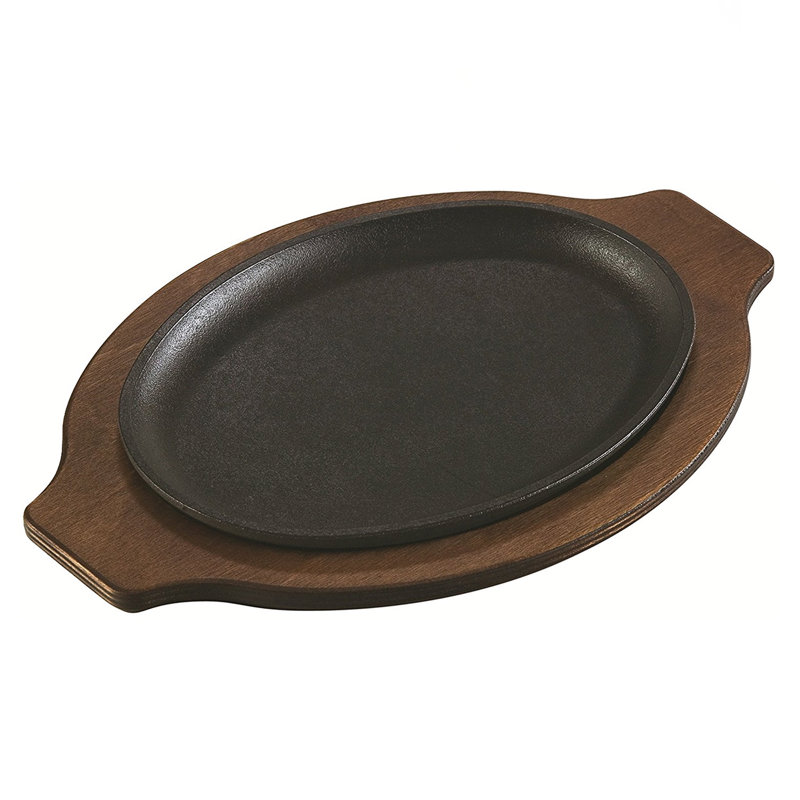 Cast Iron Griddle, 0.68 cm H x 18.7 cm L x 18.7 cm W