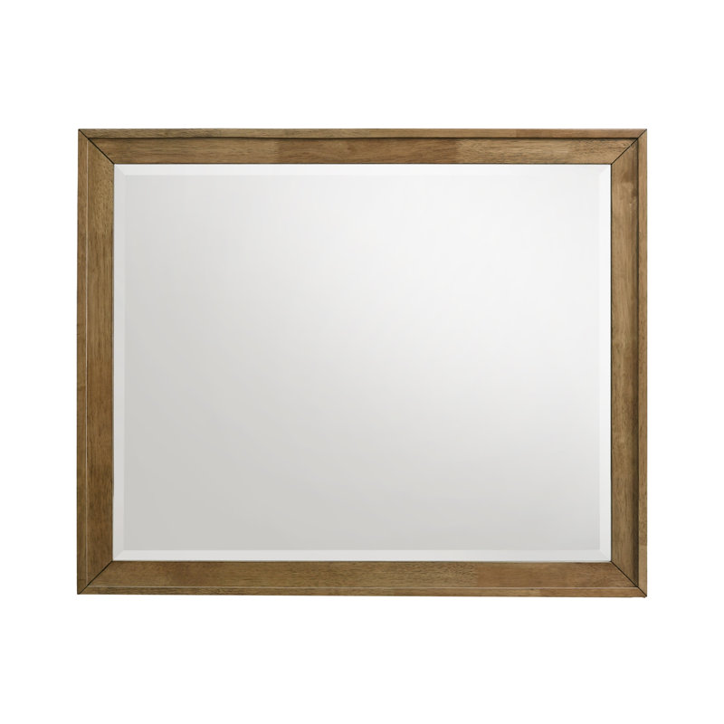 Miroir Andover en érable, Brun