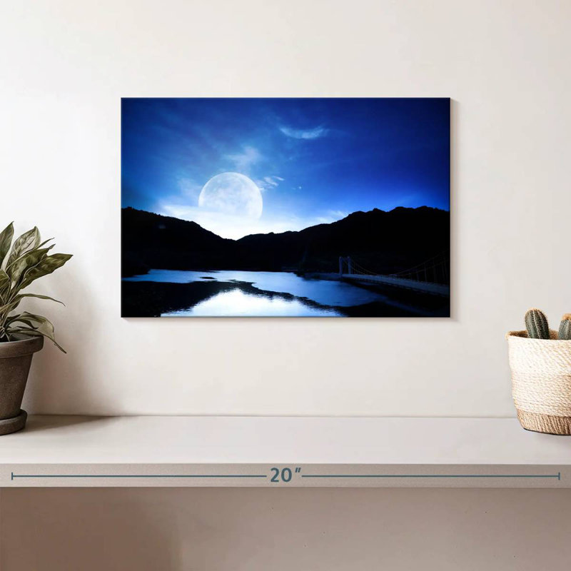 Lac Oberle au clair de lune