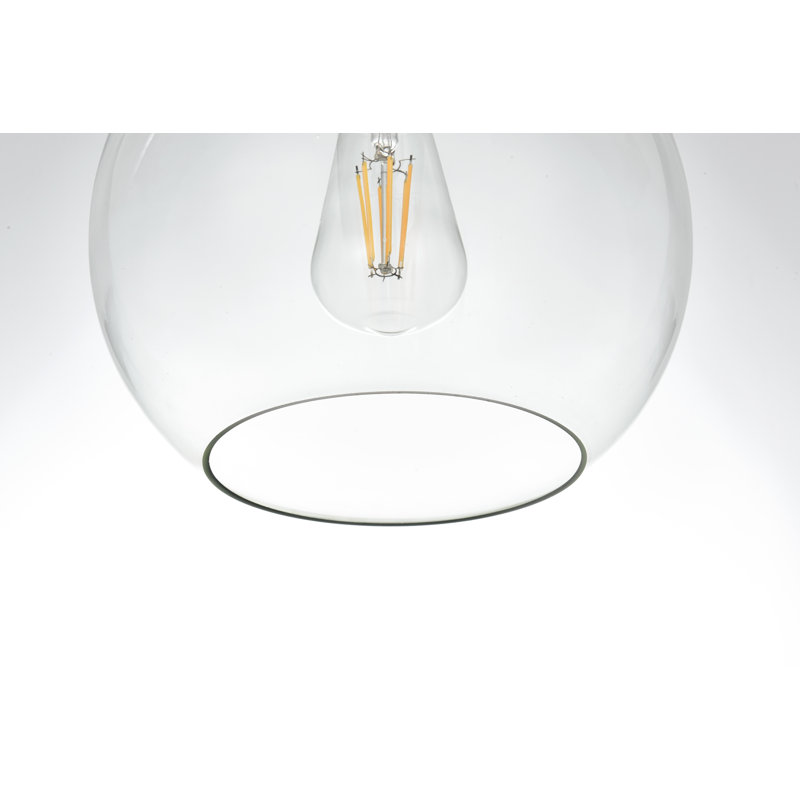 Plafonnier semi-encastré à 1 lumière Snead, H 11,2 po x l 9,8 po x P 9,8 po, Transparent, Or satiné