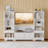 Aaronda 70.7" W x 51.1" H Bookcase 4 Tier 9 Cube Bookshelf with Drawers Horizontal Toy Storage Organizer-1406484951