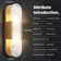 Zaheda Dimmable LED solid brass Wall Mounted Sconce with Alabaster Shade