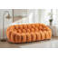 Low-Profile Boucle Brosen Sofa-744716008-782516708