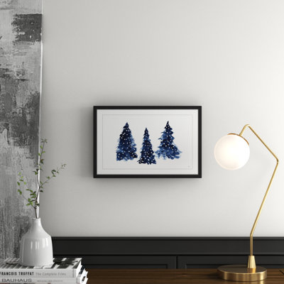 «Trois Arbres» - Impression sur papier encadrée