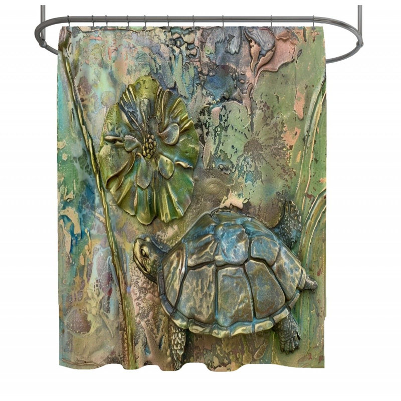 Rideau de douche Volleyball Sports Illustration, H 73 po x l 70 po