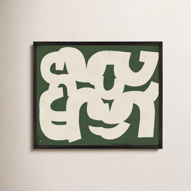 Rhythm By Studiom - Framed Wall Art, 17.5" H x 25" W, Black Framed