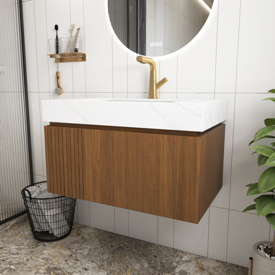 Meuble-lavabo de 30 pouces avec tiroir Brownen