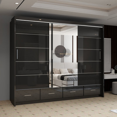 Desilets 2 Door Manufactured Wood Wardrobe