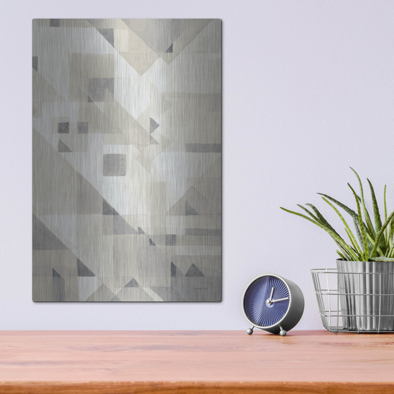  «Try Angles 4 Neutral C» par Danhui Nai, art mural en métal, H 16 po x l 12 po