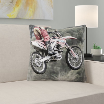 Coussin décoratif vélo de saleté