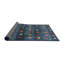 Tapis abstrait bleu-417310283